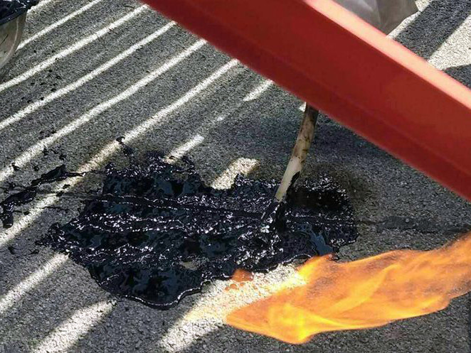 asphalt heating