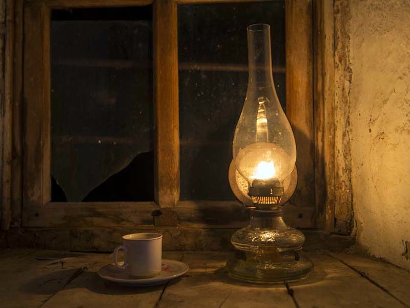 kerosene light