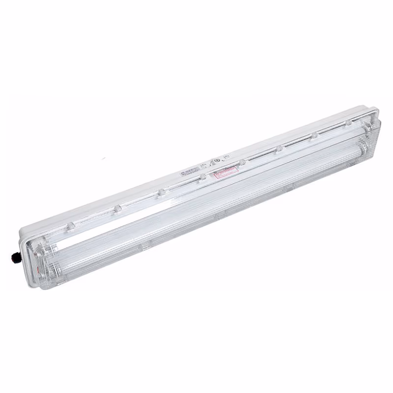 Lumière fluorescente tout plastique antidéflagrante et résistante à la corrosion BYS-II