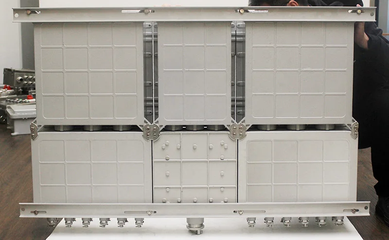 Caja de distribución antideflagrante de doble módulo bx51-8