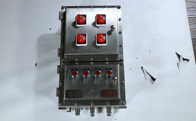 hộp phân phối chống cháy nổ bxm(dx) thép không gỉ-8