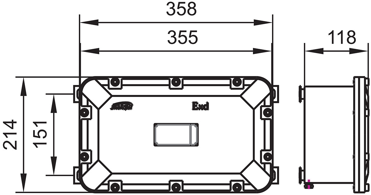 explosion-proof junction box bjx-ii enclosure specifications-3