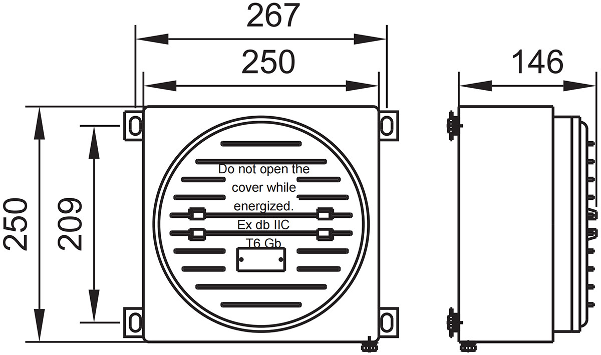 explosion-proof junction box cjx-i enclosure specifications-1