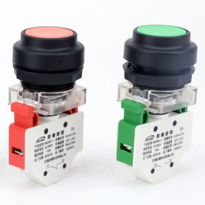 Explosion-Proof Push Button Component BA8060 Green detail