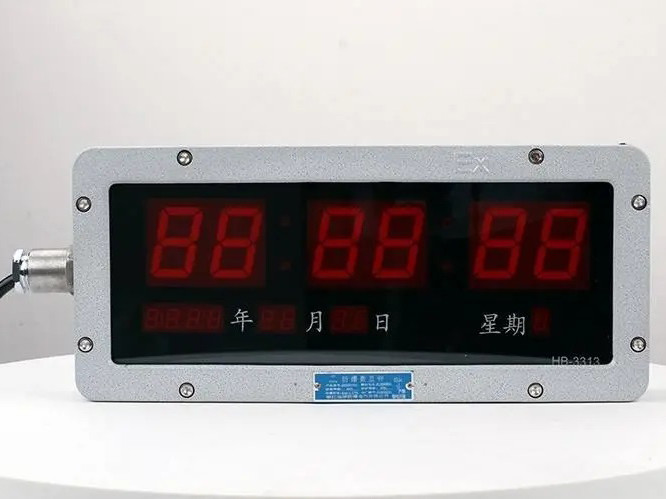 explosion proof digital display clock