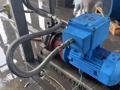 explosion proof flexible pipe installation-3