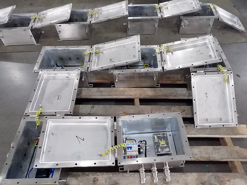 stainless steel explosion-proof empty enclosures assembly