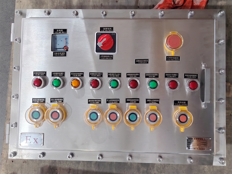 stainless steel explosion-proof local control panel