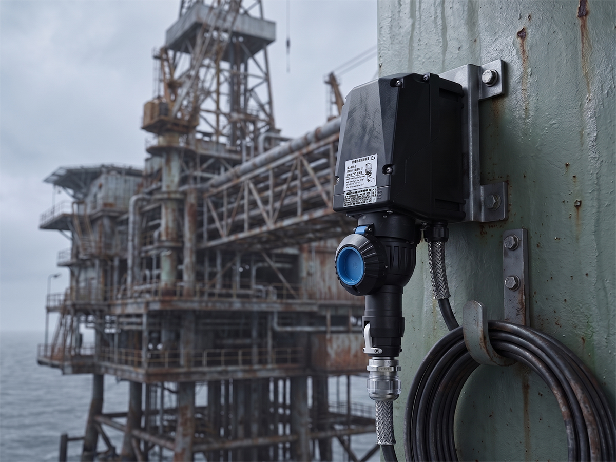 explosion-proof corrosion-resistant plug and socket bcz8030 blue applicable scope