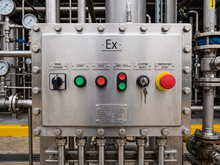 Explosion-Proof Corrosion-Resistant Push Button Component BAN8062 Application Scene