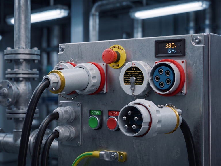 Explosion-Proof Non-Sparking Plug and Socket YZ/YT Application Scene