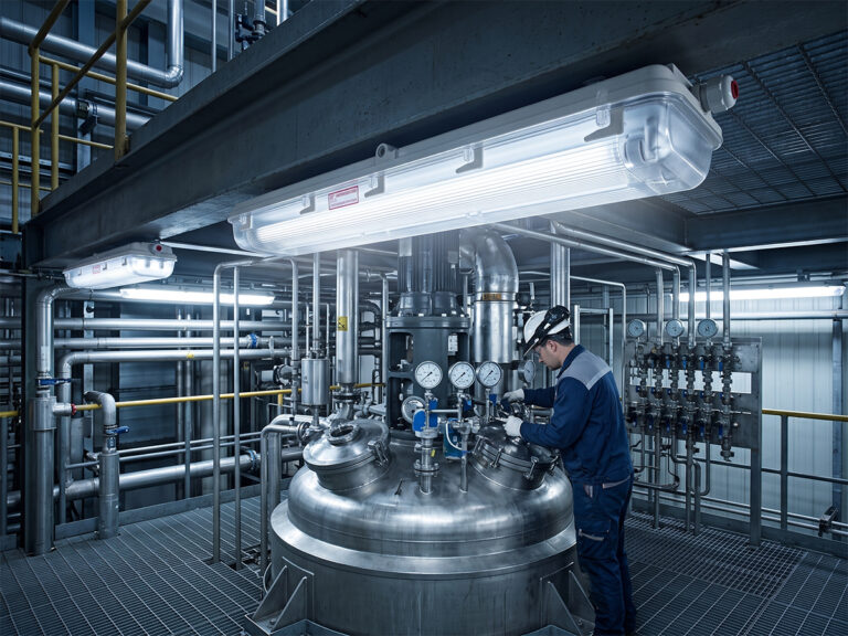 Explosion-Proof Corrosion-Resistant All-Plastic Fluorescent Light BYS Application Scene